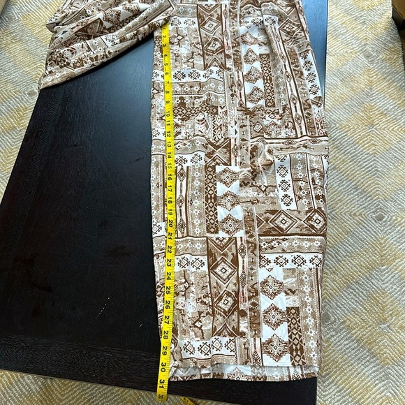 Boho Elastic Waist Flowy Wide Leg Palazzo Pants - Picture 7 of 9